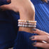 Champagne | Argent sterling 925 | Bracelet en perles d'eau douce